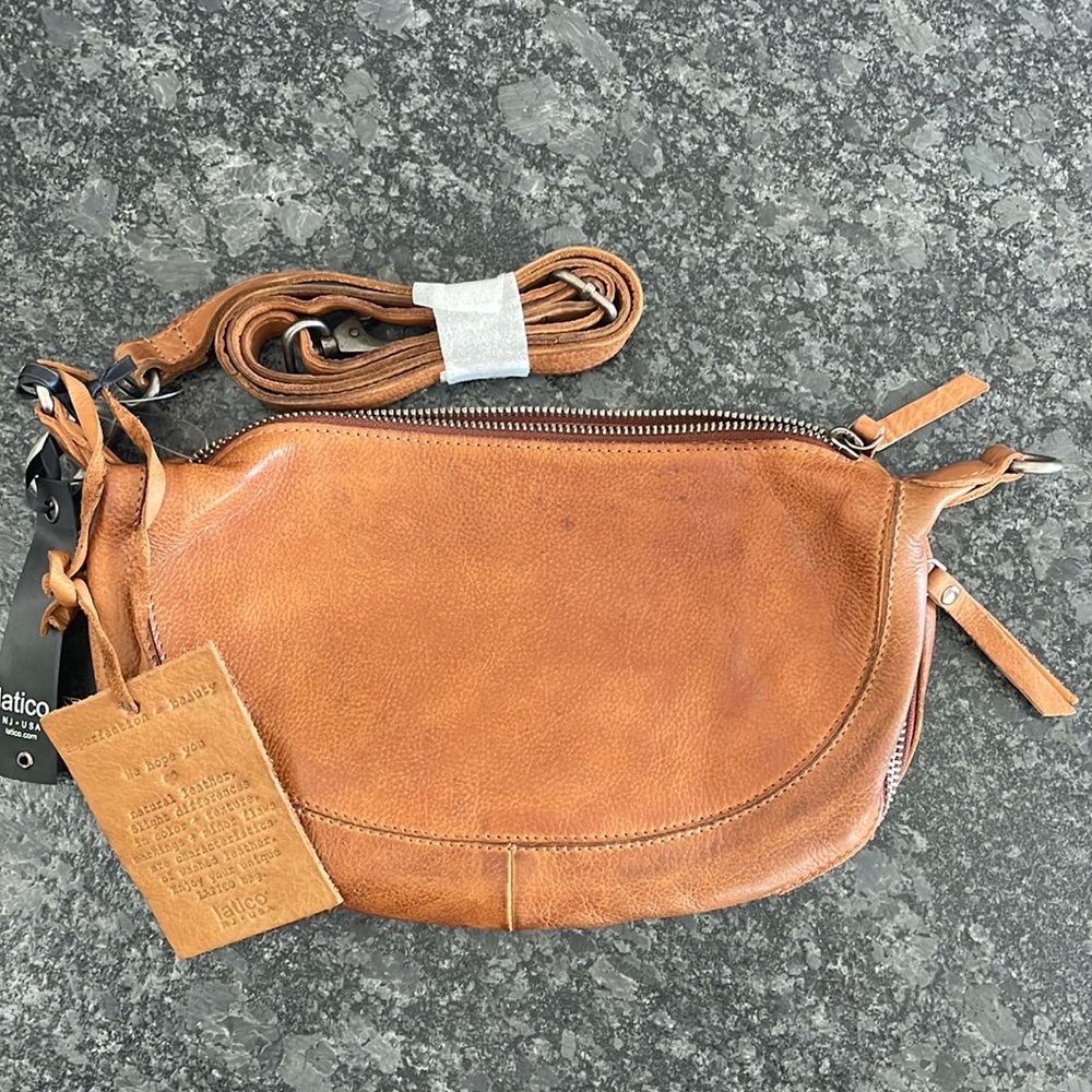 Brown soft leather pocket book